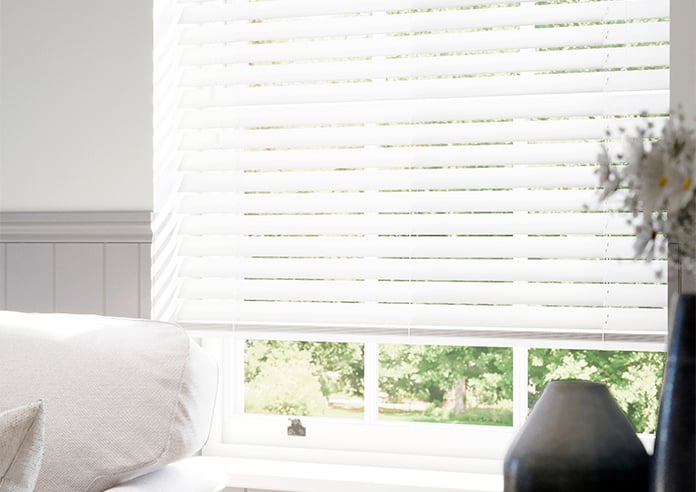 Copenhagen, Classic White Satin - Motorised Venetian Blind - Image 5